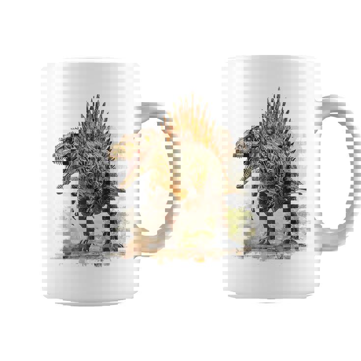 スピノサウルス 恐竜モチーフ イラスト スピノサウルス コーヒーマグ