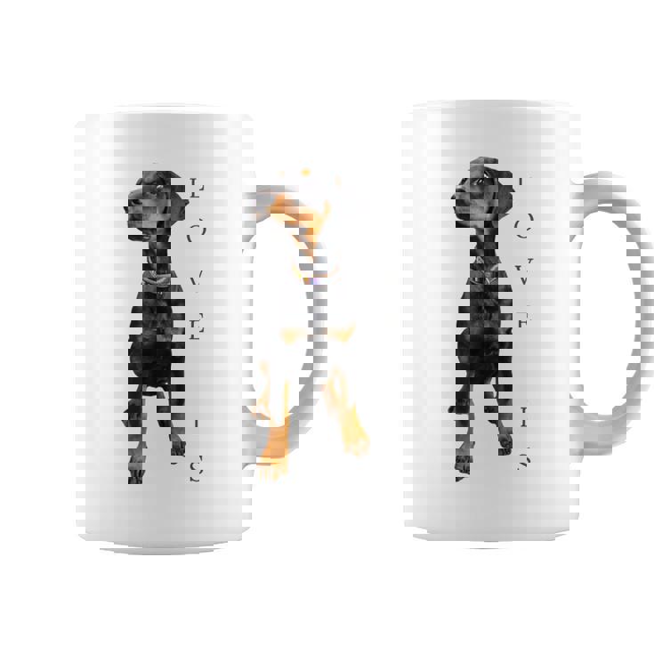 ドーベルマン シャツ ドーベルマン ピンシャー 犬 ママ お父さん 愛 ペット 子犬 コーヒーマグ