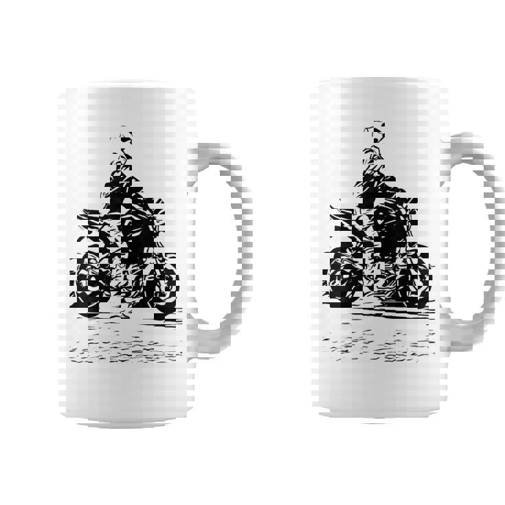 バイク オリジナル作品 タトゥーバイカーv650-Twin Cafe コーヒーマグ