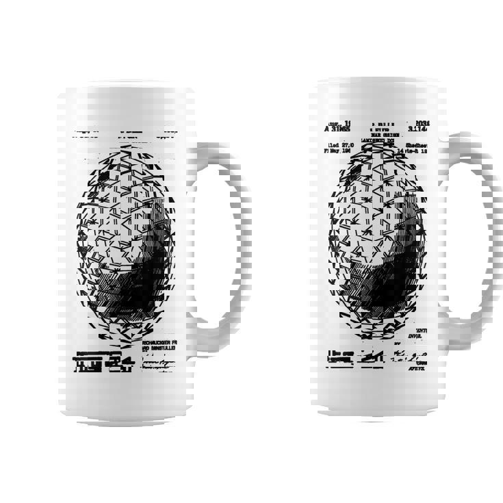 バックミンスター フラー 測地線 特許 科学 工学 数学 コーヒーマグ