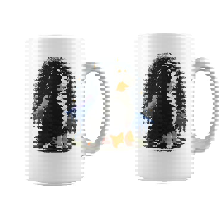 バーニーズマウンテンドッグ かわいいバーニーズマウンテンドッグ コーヒーマグ