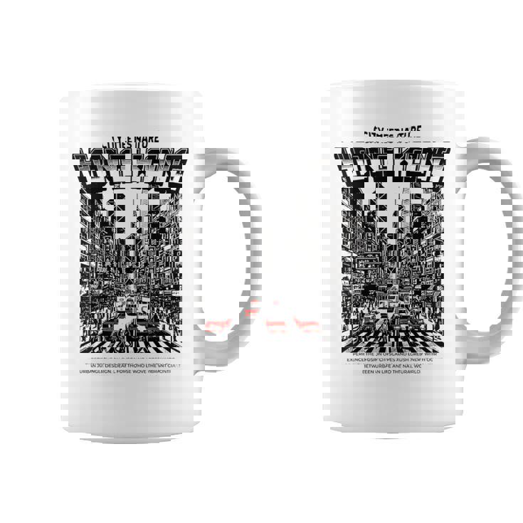 ヴィンテージ 香港 ストリート シーン 赤 タクシー 九龍 Hkg アジア コーヒーマグ