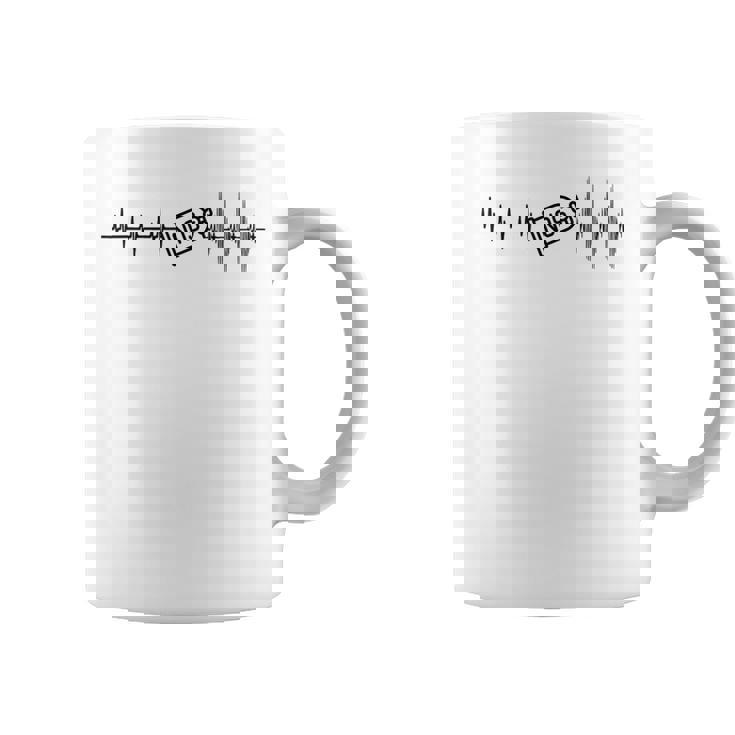 亜酸化窒素nosの前後のファニーマイハートレート コーヒーマグ