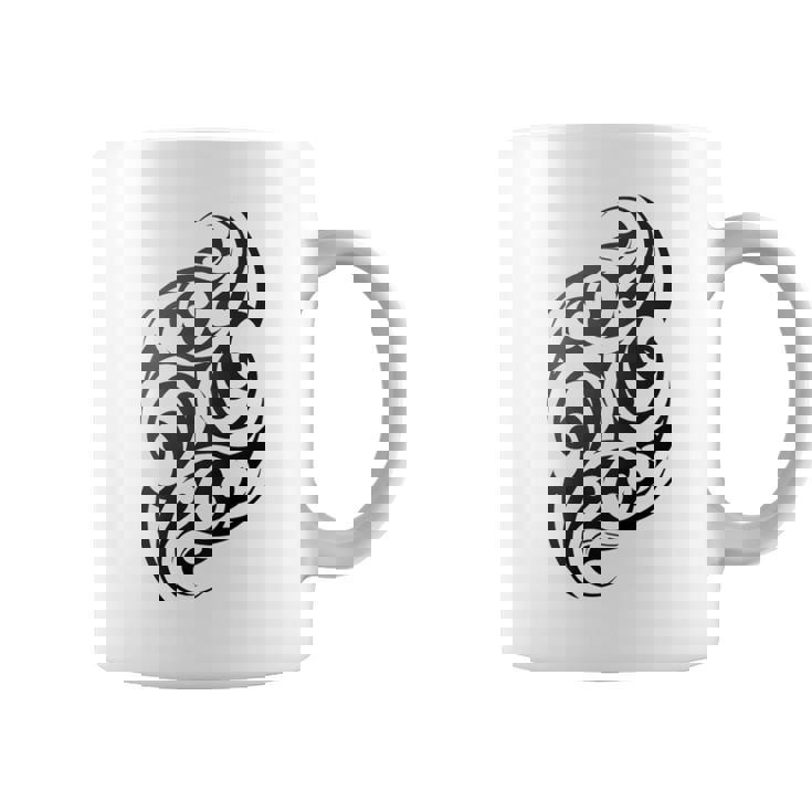 伝統的な本物のマオリ族タトゥーニュージーランド。 コーヒーマグ