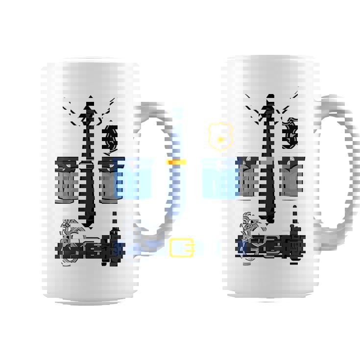 子供の男性の女性の警察官の衣装 コーヒーマグ