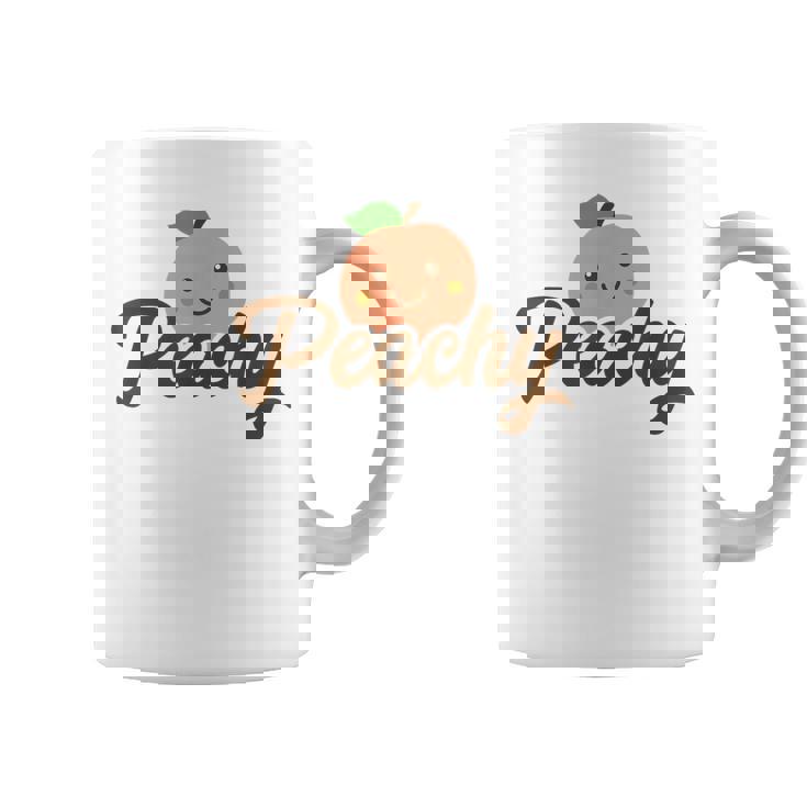 桃 かわいい 可愛い 服 桃 イラスト コーヒーマグ