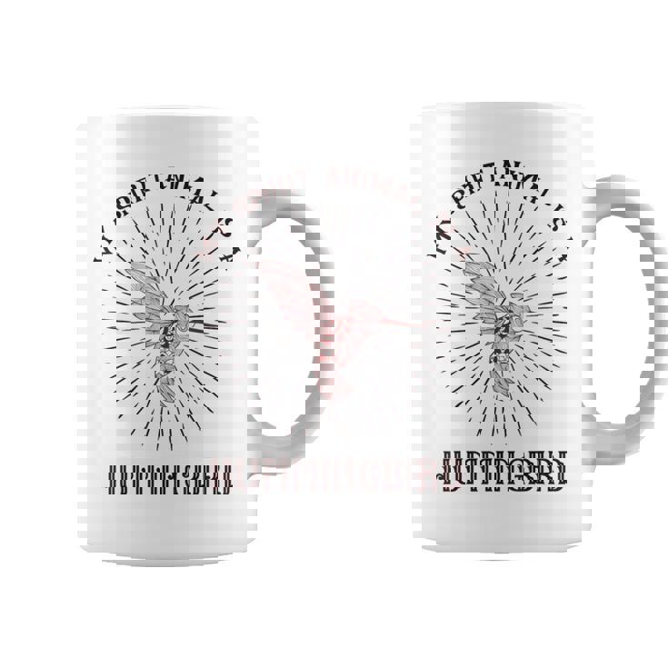 私のスピリットアニマルはハミングバード コーヒーマグ