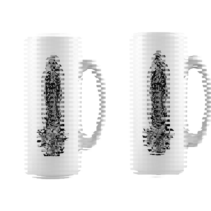 聖母デグアダルーペ サンマリア バックプリント クリスチャン コーヒーマグ