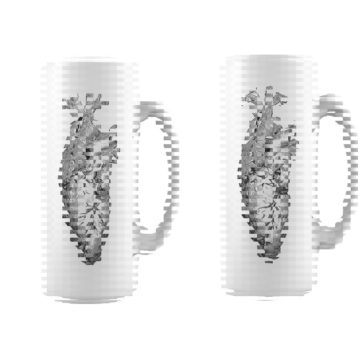 解剖学的に正しい人間の心臓tem Aorta Cardio コーヒーマグ