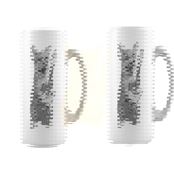 面白いtシャツ コーギー ギター イヌ メンズ 犬好き グッズ かわいい おもしろ 面白い 服 ネタ コーヒーマグ