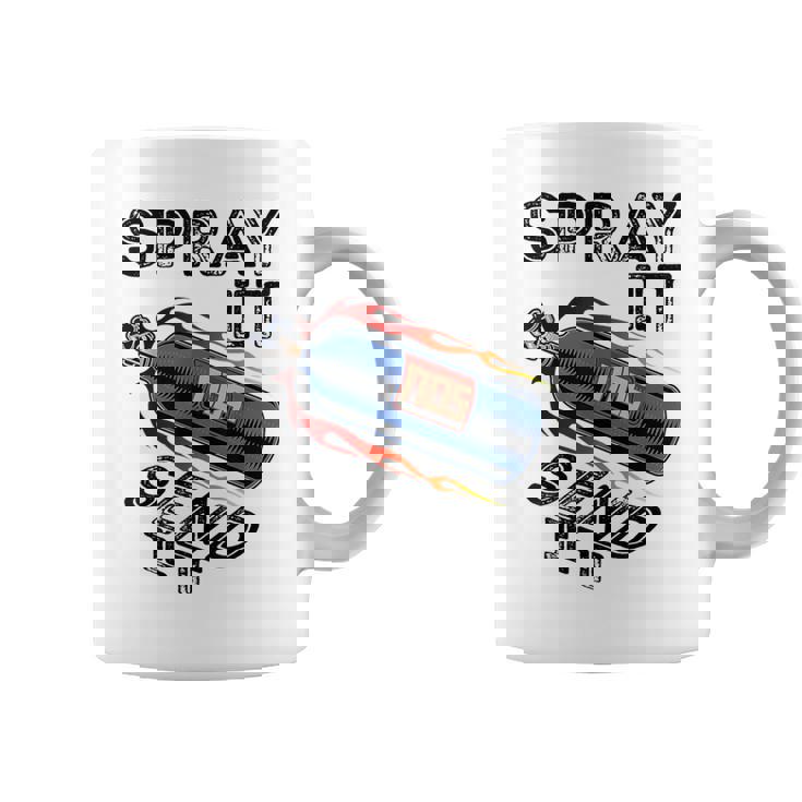 面白いドラッグレースカーnosスプレー Itend It コーヒーマグ