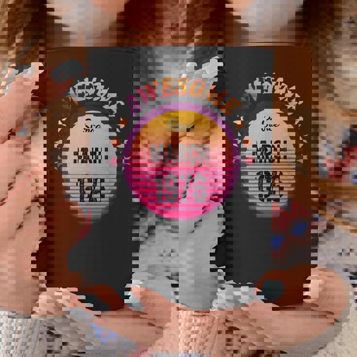 1976年3月から素晴らしい誕生日1976年3月ヴィンテージ。 コーヒーマグ 面白い贈り物