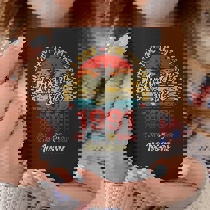 32 誕生日デコレーション メンズ レディース 1991 Bday 32Th Birthday コーヒーマグ 面白い贈り物