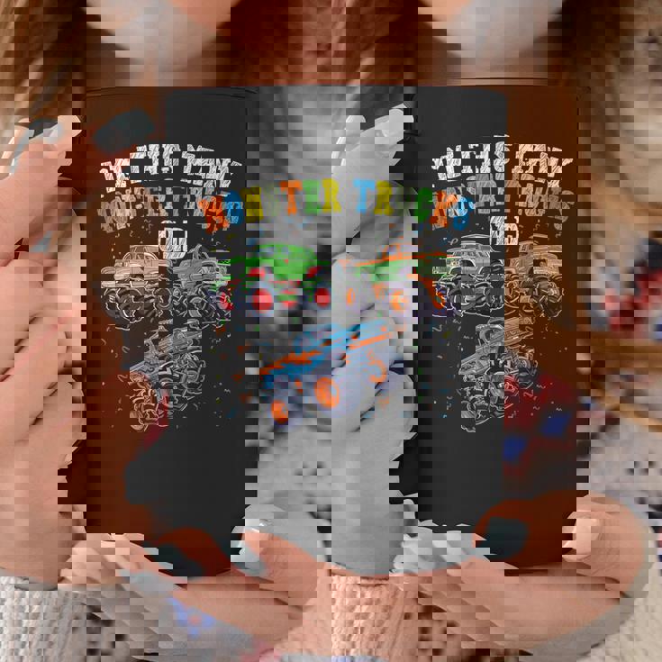 3Rd Birthday 3 Years Old I'm This Many Monster Trucks Old Coffee Mug Unique Gifts 3Rd Birthday 3 Years Old I'm This Many Monster Trucks Old Coffee Mug Unique Gifts