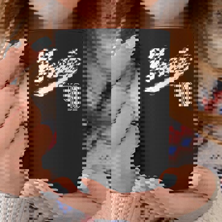 40 歳 誕生日 四十路 祝い 40歳 40才 お祝い 男性 女性 アラフォー 父 母 野球 ユニフォーム コーヒーマグ 面白い贈り物