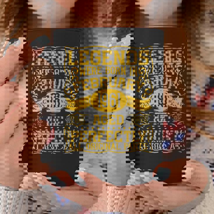 55歳の誕生日伝説は1961年2月に誕生しました。 コーヒーマグ 面白い贈り物