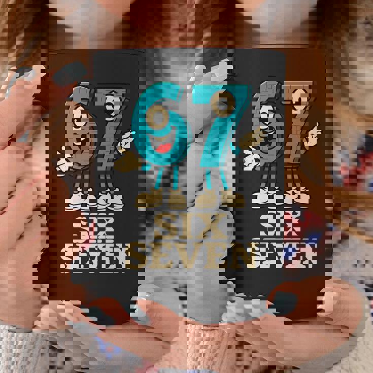 67 シックスセブン 6-7 面白いイタリアンブレインロットスラングゲームミーム 長袖tシャツ コーヒーマグ 面白い贈り物