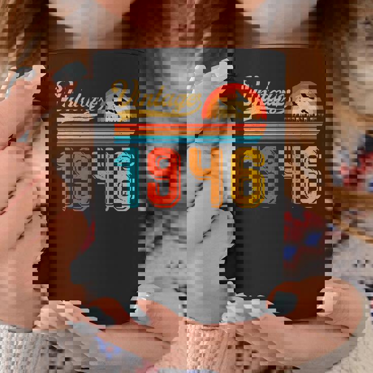 80歳の誕生日プレゼント 80歳 男性 女性 レトロ ヴィンテージ 1946 コーヒーマグ 面白い贈り物