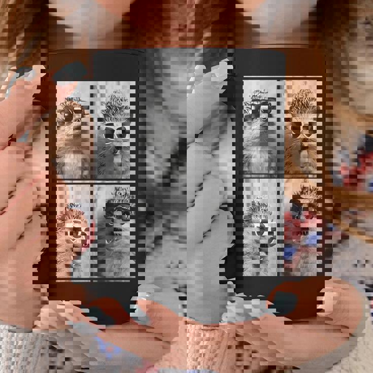 Adorable Hedgehog Sunglasses Animal Photo Forest Animal Coffee Mug Unique Gifts