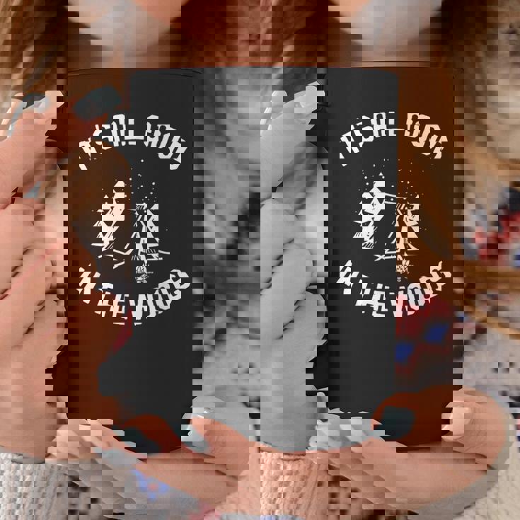 All Good Camp In The Woods 面白いキャンプテント キャンプファイヤー コーヒーマグ 面白い贈り物