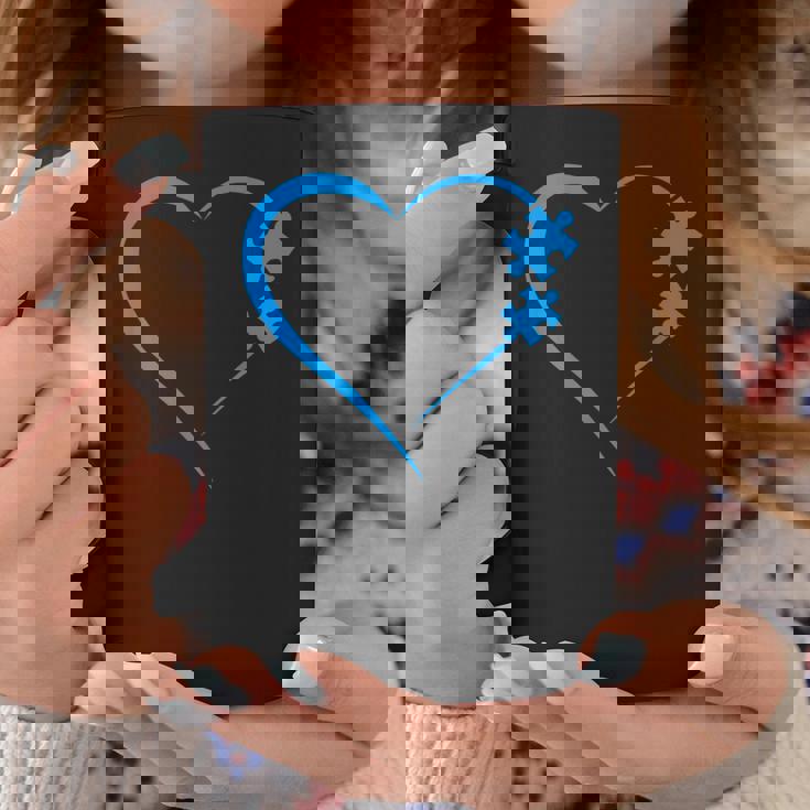 Autism Autism Awareness Autism Mom Love コーヒーマグ 面白い贈り物