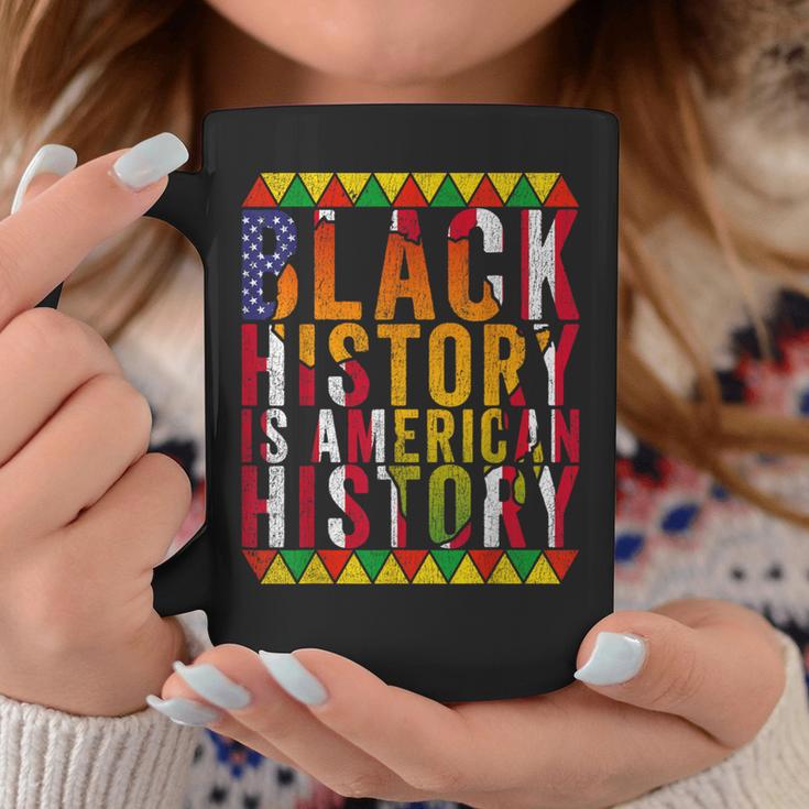 Black History Is American History Patriotic African Pride Coffee Mug ...
