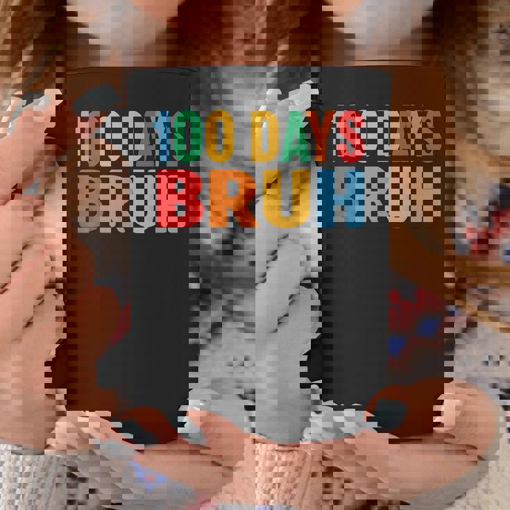 Bruh 100Th Day Ofchool 100 Days Ofchool シャツ キッズ 男の子 コーヒーマグ 面白い贈り物