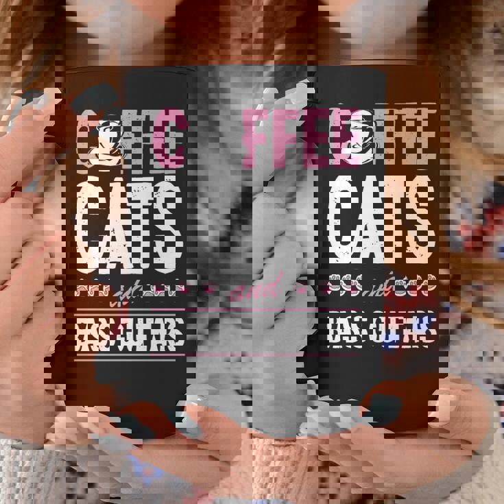 Coffee Cats And Bass Guitars ベースギタリスト 猫とコーヒー 長袖tシャツ コーヒーマグ 面白い贈り物