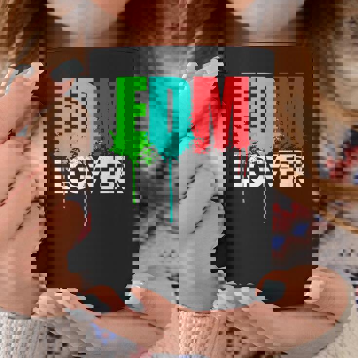 Cute Edm Cool Edm Lover Rave ホワイトインク コーヒーマグ 面白い贈り物