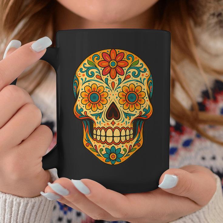 Dia De Los Muertos Crâne Enucre Tasse Cadeaux drôles