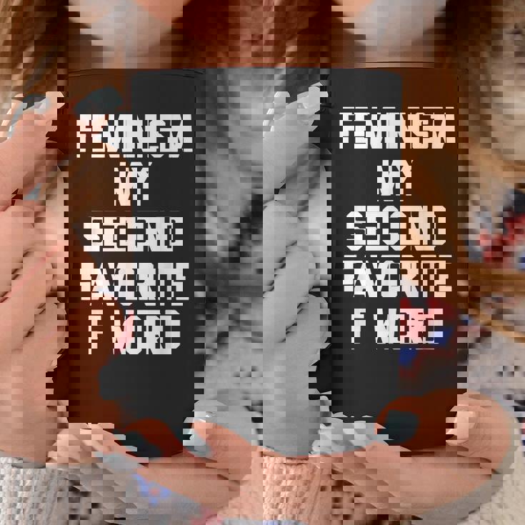 Feminism Myecond Favorite F Word ファニーフェミニスト コーヒーマグ 面白い贈り物