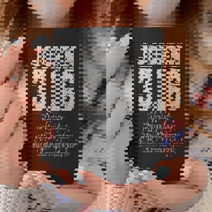 For Godo Loved The World John 316 聖書の言葉 キリスト教 コーヒーマグ 面白い贈り物