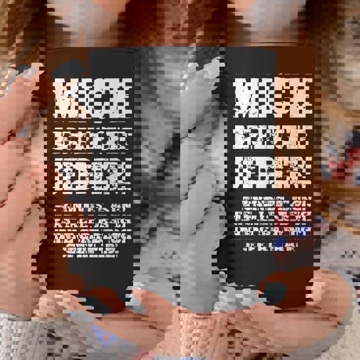 aying Gag Humour Ironic Mich Braucht Jeder ドイツ語 コーヒーマグ 面白い贈り物