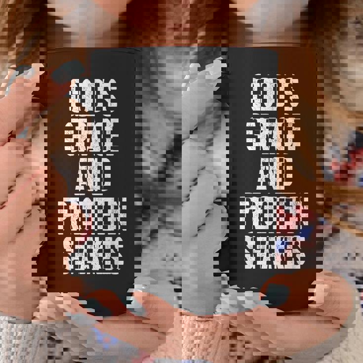 God’S Grace And Protein Shakes Christian Workout Fitness Gym Coffee Mug Unique Gifts God’S Grace And Protein Shakes Christian Workout Fitness Gym Coffee Mug Unique Gifts