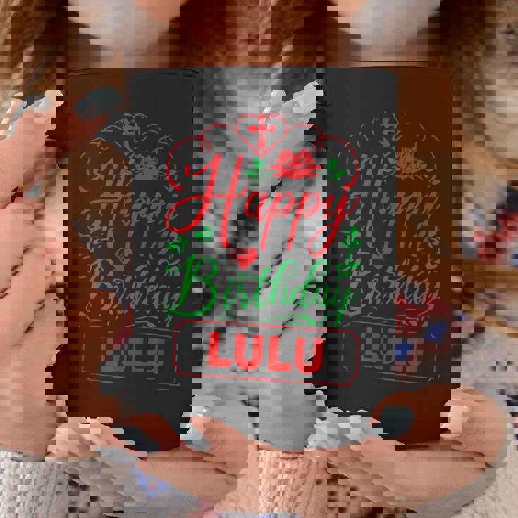 Happy Birthday Lulu かわいいクリスマスルル コーヒーマグ 面白い贈り物