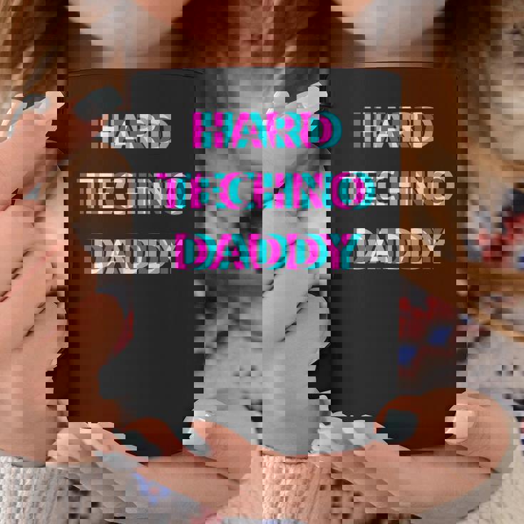 Hard Techno Daddy Edm Electro Music Festival Dad Father Rave コーヒーマグ 面白い贈り物