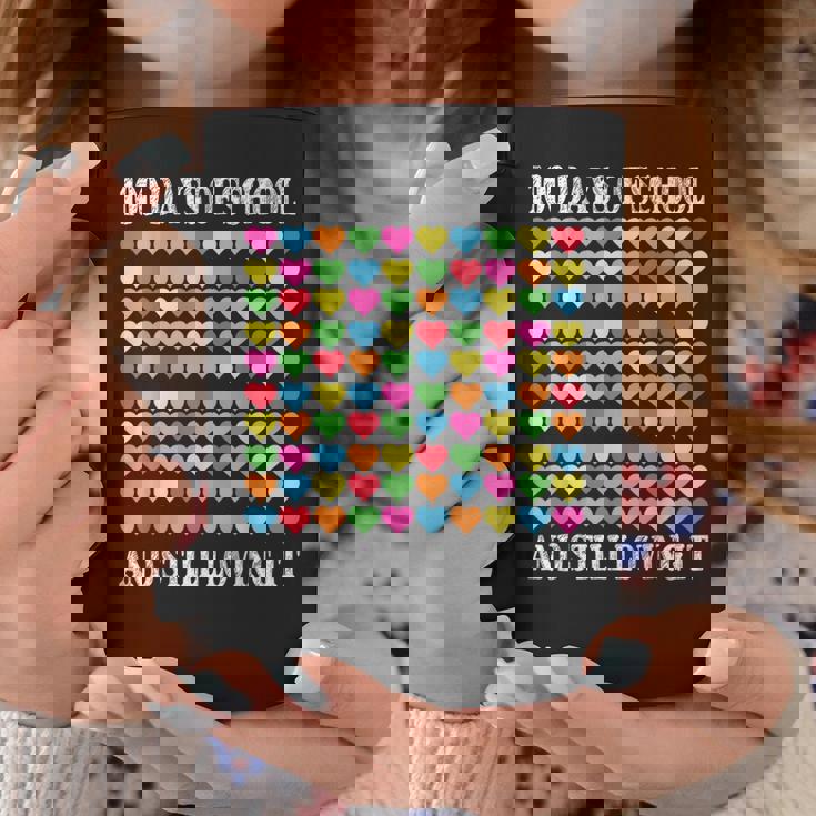 Heart Love 100 Days Ofchool Teacher Boy Girl コーヒーマグ 面白い贈り物