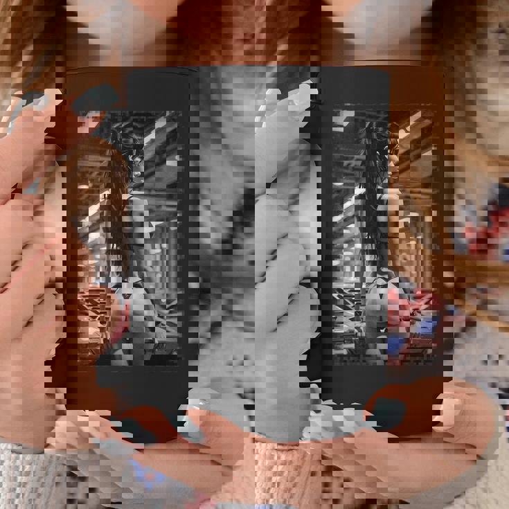 Hot Girl On 男性用 セクシー ブーティー ガール カーショー 1 Bw コーヒーマグ 面白い贈り物