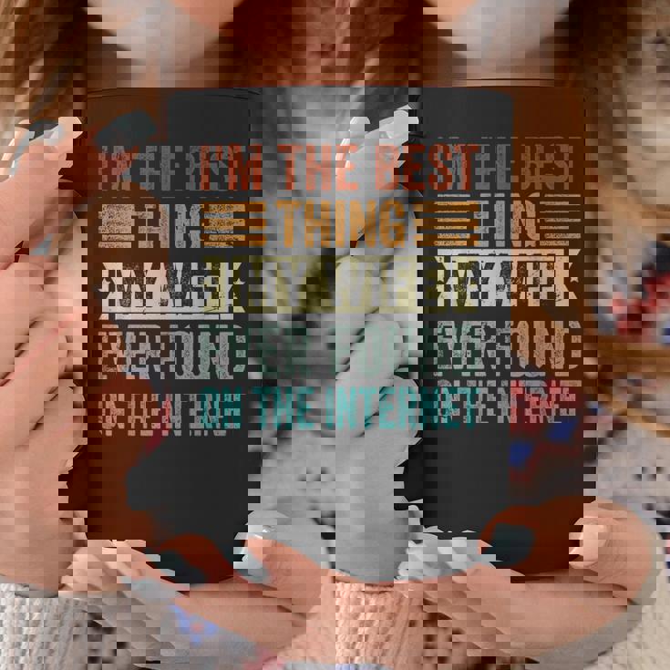 I'm The Best Thing My Wife Ever Found On The Internet コーヒーマグ 面白い贈り物