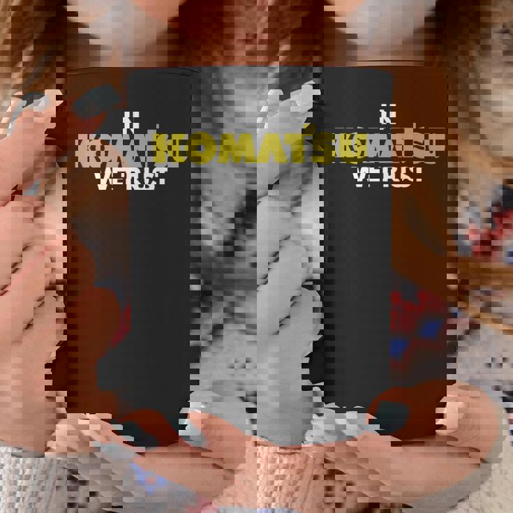 In Komatsu We Trust Dozer ブルドーザー キルドーザー トリビュート 長袖tシャツ コーヒーマグ 面白い贈り物