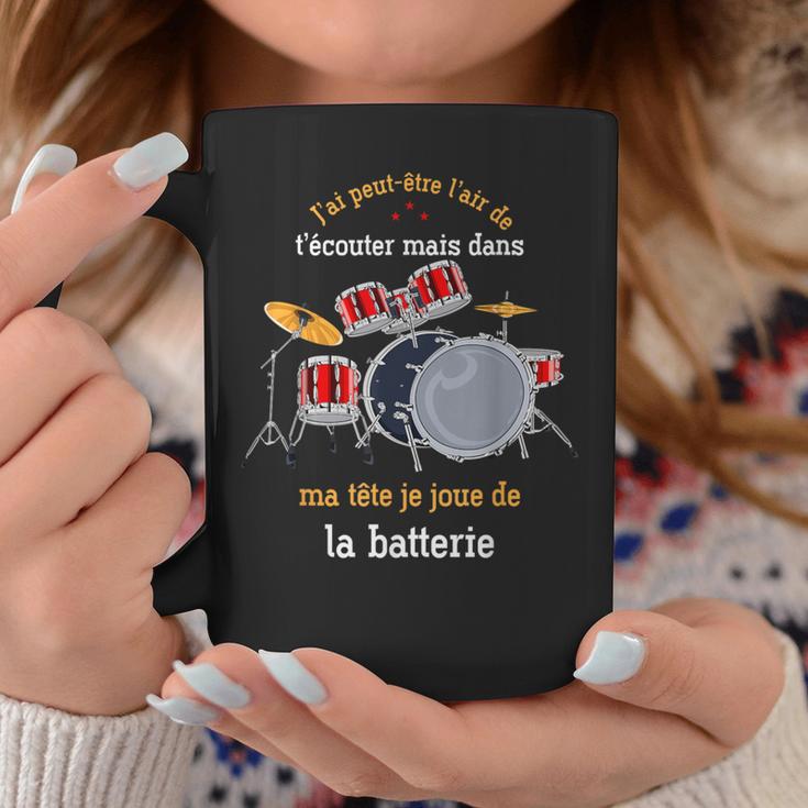Instrument De Musique Cadeau Drums Baguettes De Batterie Tasse Cadeaux drôles