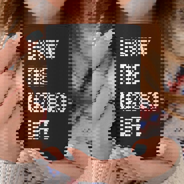 Kazuko の人生を生きている Kazuko 長袖tシャツ コーヒーマグ 面白い贈り物