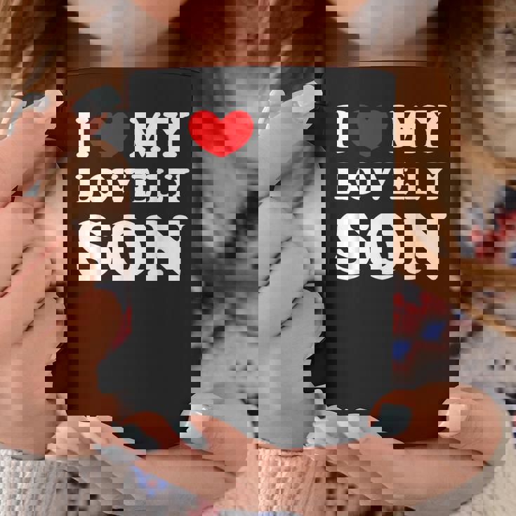 I Love My Lovelyon 愛しい息子を愛しています コーヒーマグ 面白い贈り物