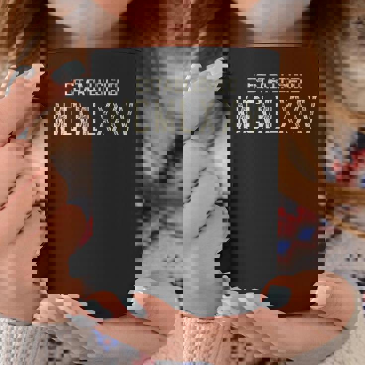 Mcmlxxv 1975年設立 ローマ数字。 コーヒーマグ 面白い贈り物