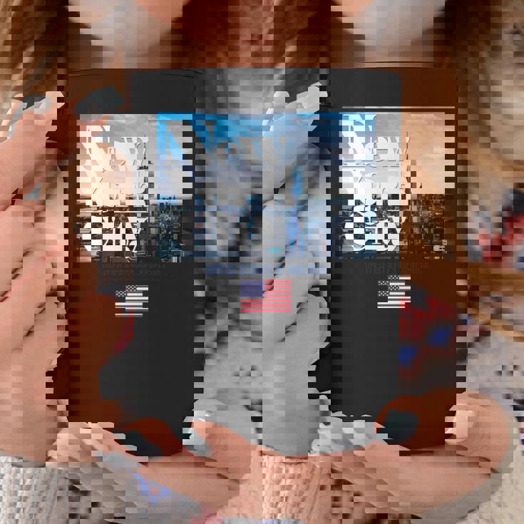 New York Citykyline Outfit New York New York City 長袖tシャツ コーヒーマグ 面白い贈り物