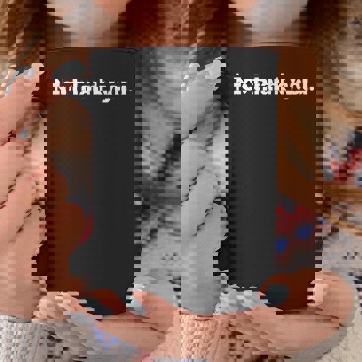 No Thank You コーヒーマグ 面白い贈り物