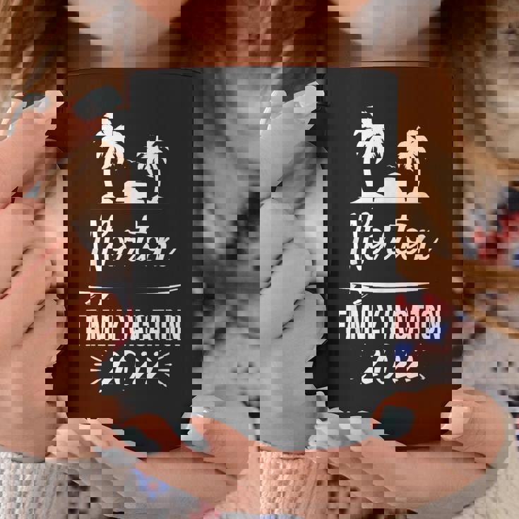 Norton ファミリーバケーション トロピカルグループトリップ ビーチ コーヒーマグ 面白い贈り物