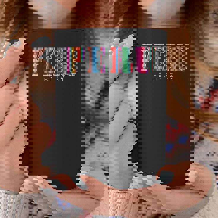 Peru Est 1821 ペルー風 ルーツ プライド ビンテージ ペルー風 コーヒーマグ 面白い贈り物