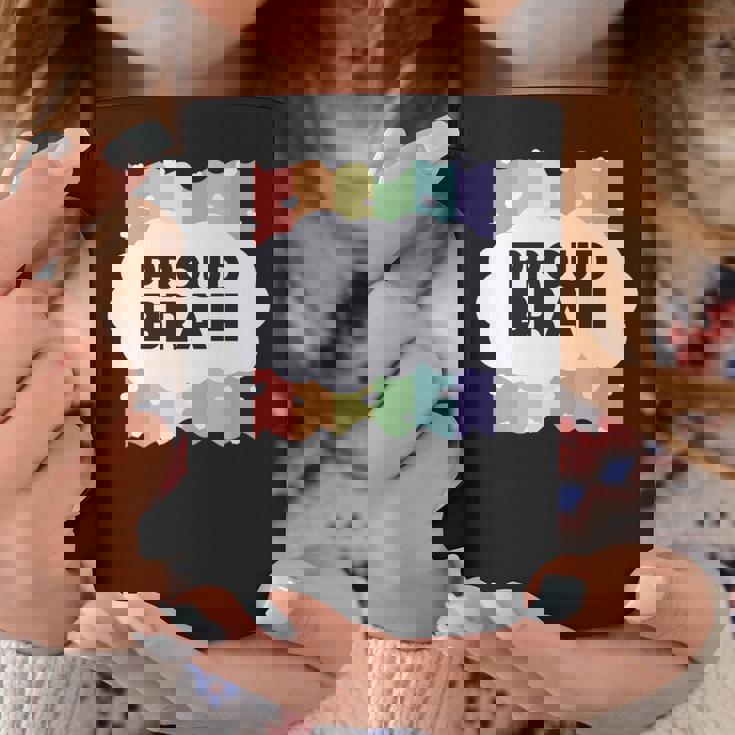 Proud Brah ゲイプライドフラッグ ジェンダー平等 パステルブラ 長袖tシャツ コーヒーマグ 面白い贈り物