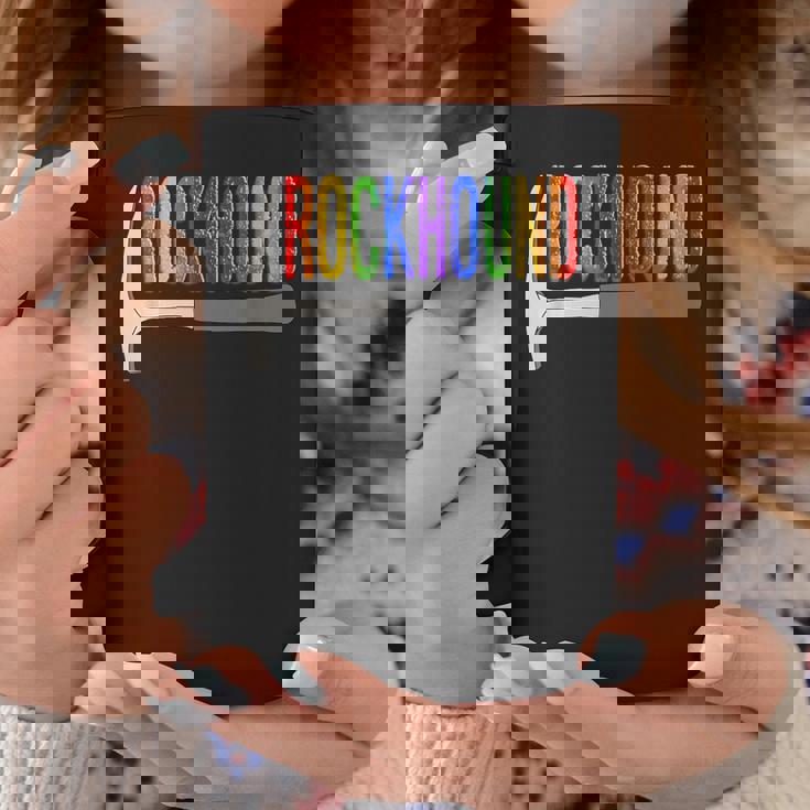 Rainbow Rockhound ロックピック 地質学ハンマー ロックハウンディング コーヒーマグ 面白い贈り物